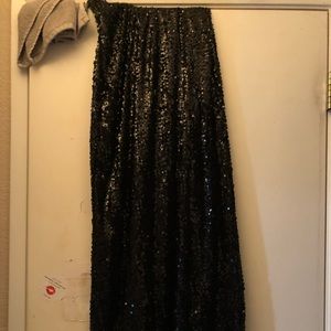 Windsor sequin floor length skirt